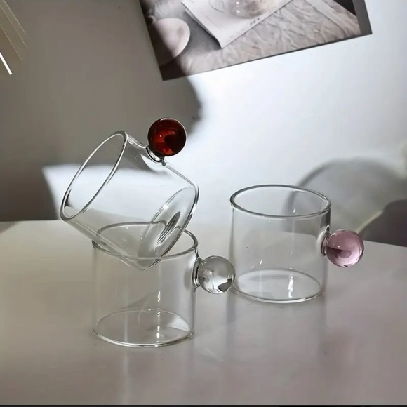 Multicolored Set of 6 expresso glasses - Picture 4 of 7